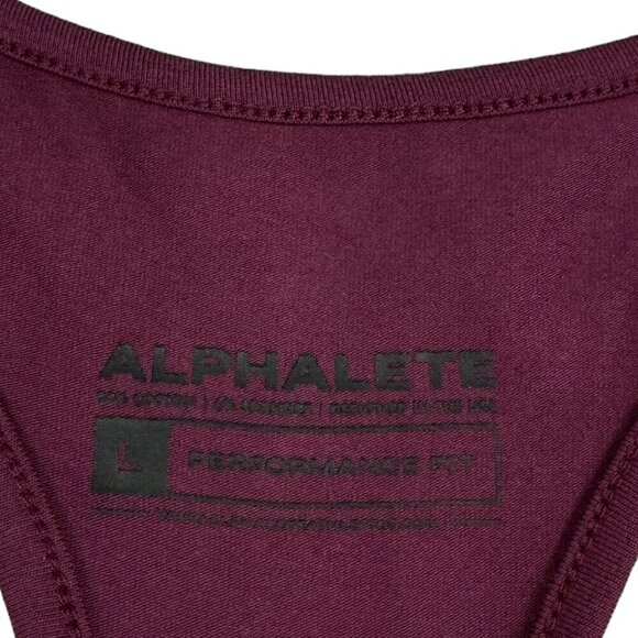 Alphalete "PBNS" Proud But Never Satisfied Performance Fit Tank Top Men's Size L - Picture 5 of 7